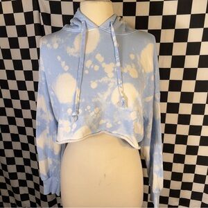 Tie Dye blue white Stitch & Pine sweater